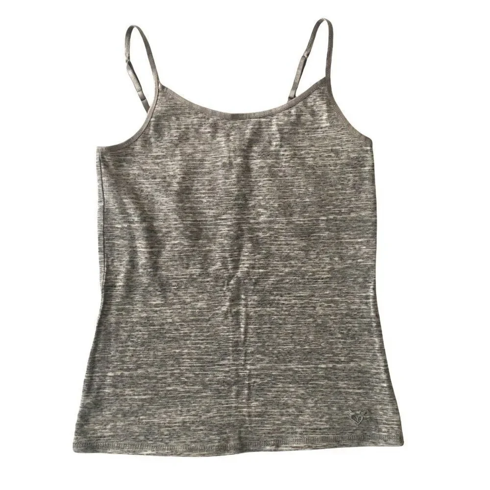 Justice cotton spaghetti strap top in grey